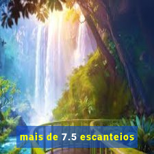 mais de 7.5 escanteios